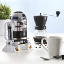 French Press Insulated 304 Stainless Steel Coffee Maker, 32 Oz Robot R2D2 Hand Home Coffee Presser, with Filter Screen for Brew - M & M Global