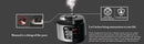 CMC-QAB501SB | 5QT. Standard 8-in-1 Pressure Cooker | 10 Menu Options: Slow Cooker, Sauté, Steamer, Yogurt & More, Made in Korea - M & M Global