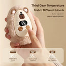 Plush Rechargeable Hand Warmer, 3-Temp & Long-Lasting Portable Warmer for Winter, Mini Smart Heating Pad Gift