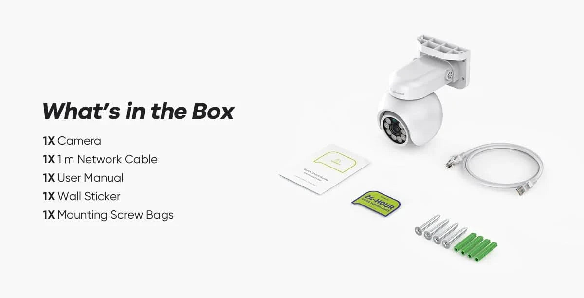 Sannce 4K POE Camera H.265 Human Detection Smart Tracking Full color Onvif 8MP IP Security Camera Protect For Video Surveillance