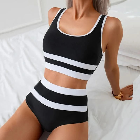 Sexy Bikinis 2025 Swimsuits Women Swimwear Push Up Female Beach Swimming Wear Bathing Suits High Waist Bikini Set Pool Bather - M & M Global