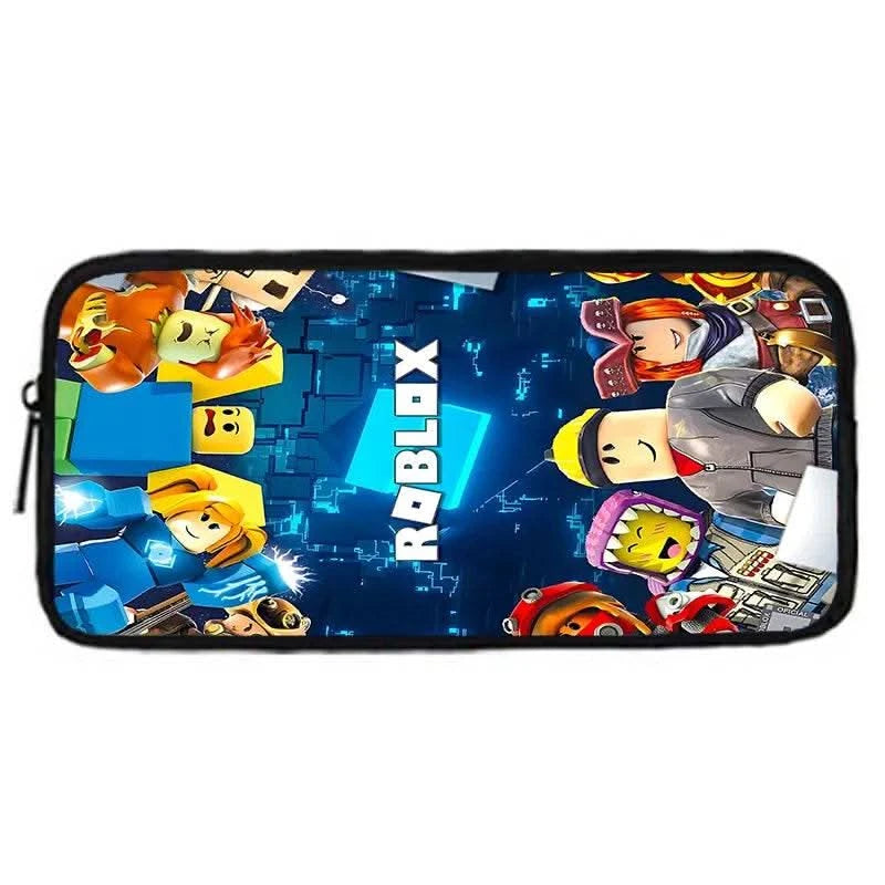 Child School Game R-RobloxS Backpack with Lunch Bags ,Pencil Bags ,School Bags for Boys Girls Best Gift - M & M Global