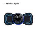 Neck Massager LCD Display EMS Electric Cervical Massage Patch Low-Frequency Pulse Muscle Stimulation Pad For Relaxation - M & M Global
