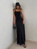 Summer Sexy Bodycon Long Dress Womens Y2k Clothes Sleeveless Sundress Evening Backless Dresses for Women Aesthetic 2024 - M & M Global