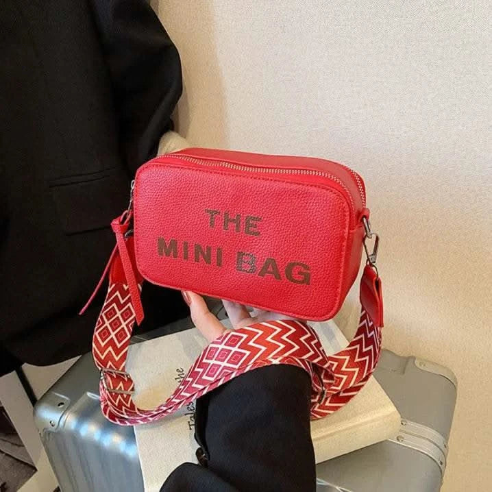 2025 New Small Square Bag Fashion Letter Pattern Chic Hobo Bag Trend PU Women Shoulder Bag Adjustable Strap Satchel Designer Bag - M & M Global