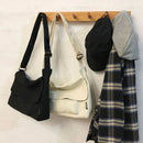 Women's Casual Canvas Messenger Bag Minimalist Crossbody Shoulder Sling Handbag for Students - M & M Global