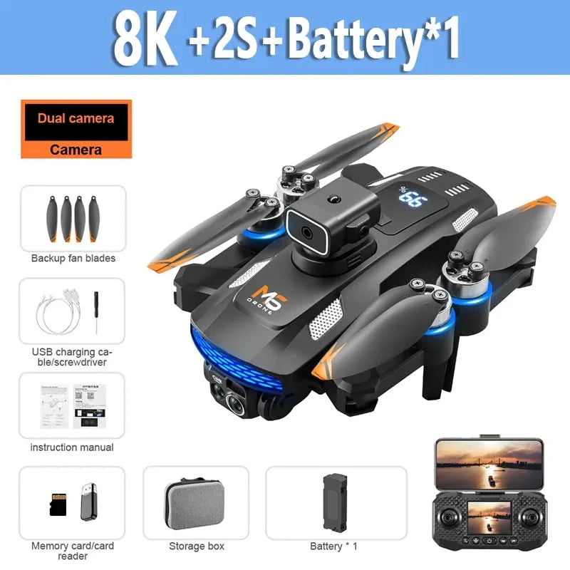 Xiaomi Mijia M6 Drone 8K Professional HD Camera Drones 5G WIFI FPV Video 4k UAV With screen Remote control RC Quadcopter Dron - M & M Global