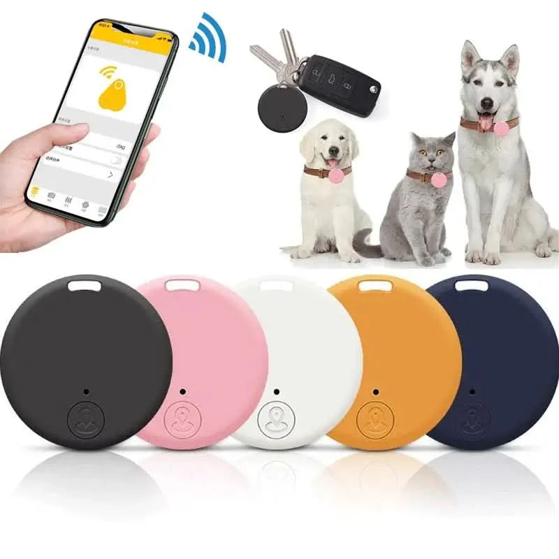 Mini GPS Locator AntiLost Alarm Wallet Keychain Smart Tag Bluetooth-Compatible Tracer Keychain Dog Pet Child Tracker Key Finder - M & M Global