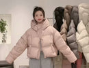 2025 New Fashion White Duck Down Jacket Hooded Women Autumn Winter Warm Over Size Casual Short Thick Outwear Female Coat