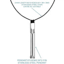 Breathe Necklace Whistle Meditation Necklace Mindful Breathing Necklace Calming Necklace Anxious Necklaces For Women Men - M & M Global