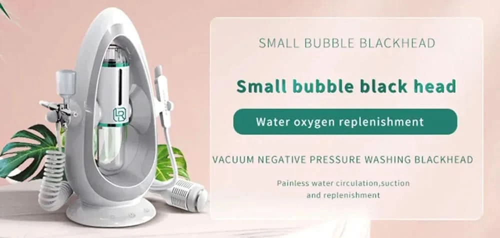 Face Beauty Device 2 In1 Pore Vacuum Cleaner Electric Micro Small Bubble Facial Cleaning Machine Skin Rejuvenation Sprayer Spa - M & M Global