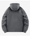 Men's Warm Jacket, Sports Hooded Sweatshirt, Oligon Fabric Coat, High-quality Design, Warm Coat with Fashionable Hood 2025 New