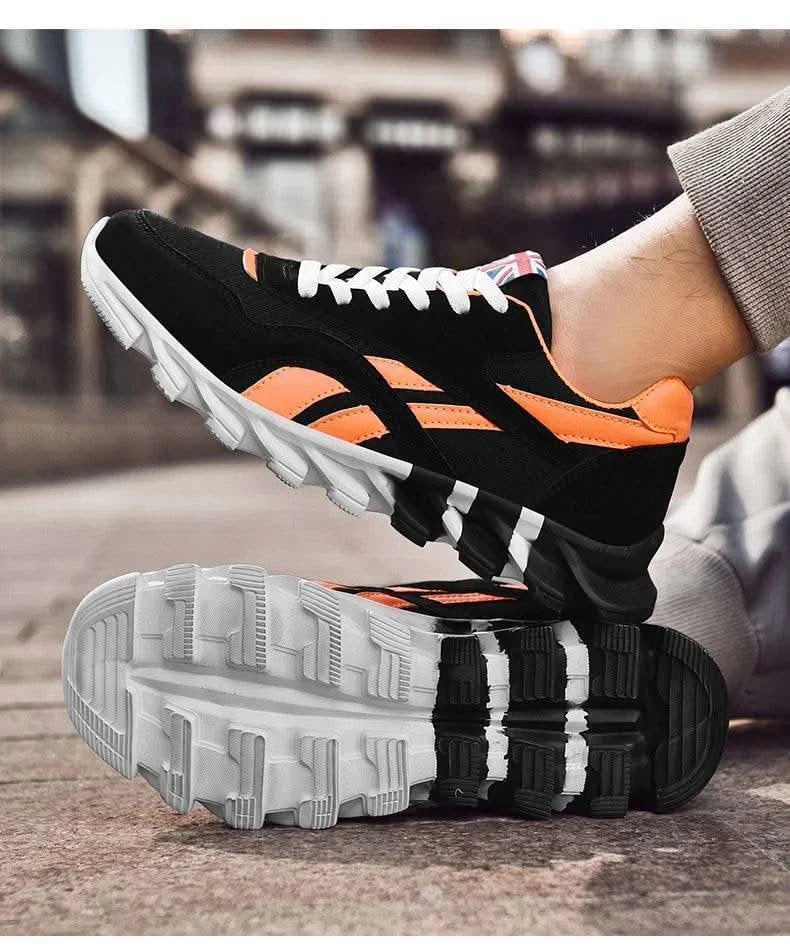 Brand Trend Size 46 47 48 Men's Wear-resistant Cushioning Thick-soled Fitness Sneakers Outdoor Breathable Running Shoes for Men - M & M Global