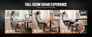 Dowinx Gaming Chair Fabric with Pocket Spring Cushion, High Back Ergonomic Computer Chair with Footrest for Adults