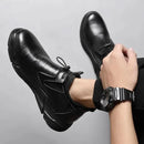 Steel Toe Waterproof Work Boots Puncture-Resistant Work Boots Indestructible Shoes Outdoor Slip-Proof for Oil Rig & Mining Black