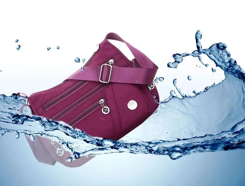 Large Capacity Women Crossbody Bag Waterproof Tote Casual Nylon Shoulder Bag Purse Handbag Lightweight Travel Messenger Bag - M & M Global