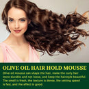 Olive Oil Hair Hold Mousse Anti Frizz Lasting Nourishing Natural Hair Wave Curl Fluffy Hairspray Hair Hold Spray for Hairstyle - M & M Global