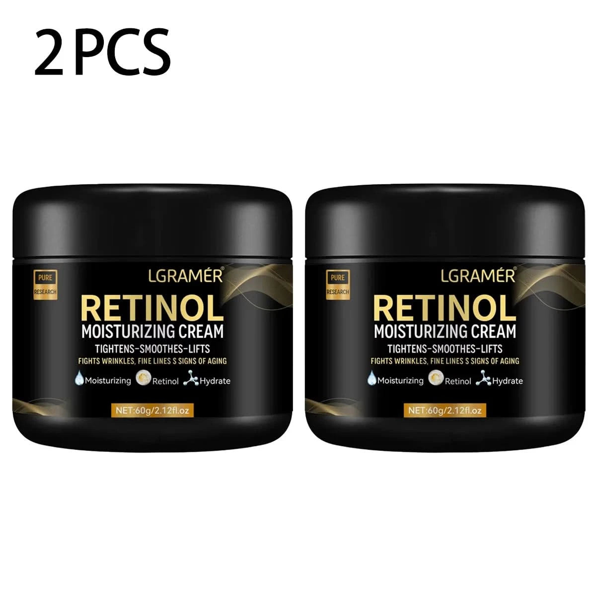 Men's Retinol Face Moisturizer Moisturizing Retinol Cream Anti-Wrinkle Aging Moisturizing Shrink Pores Whitening Smooth Retinol - M & M Global