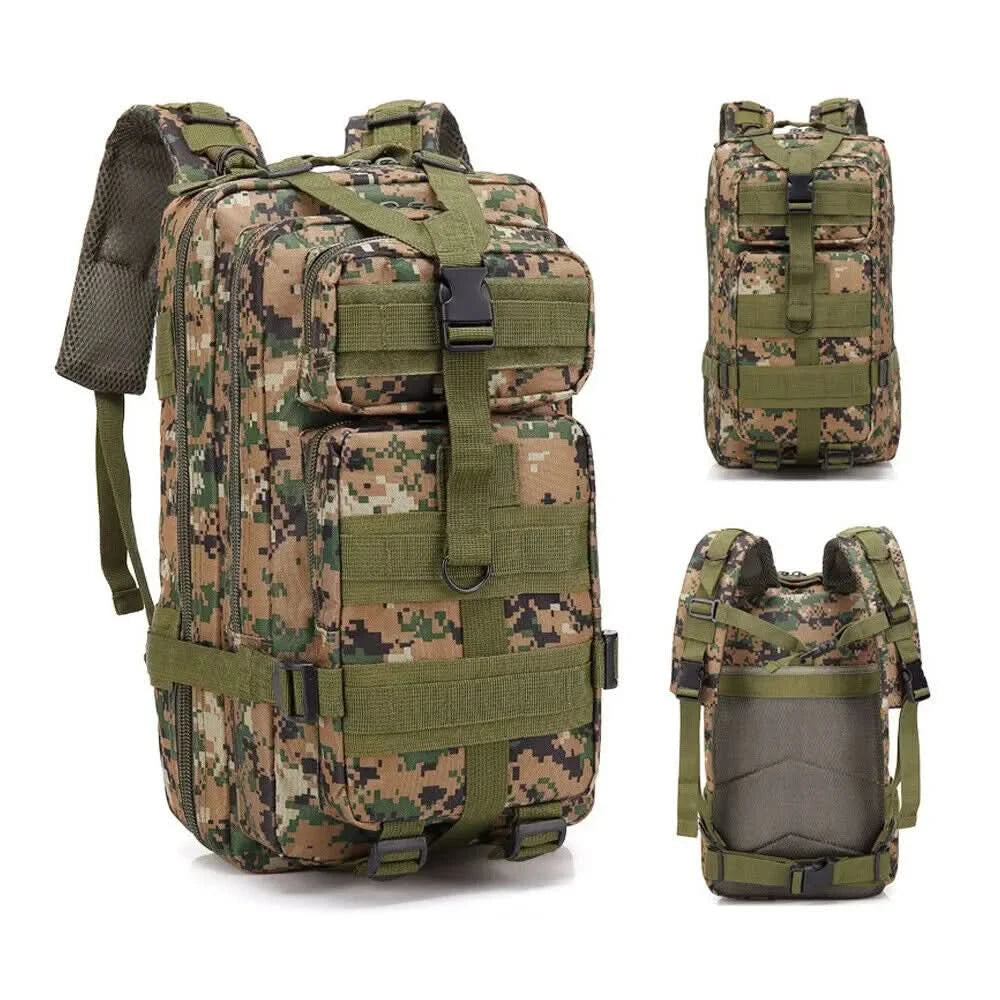 Military Tactical Backpack Army Day Assault Pack Rucksack Molle Bag Bug Out Bag - M & M Global