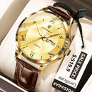 POEDAGAR Top Luxury Watch For Men Military Waterproof Luminous Date Week Man Wristwatch Leather Men's Quartz Watches Sport Reloj - M & M Global