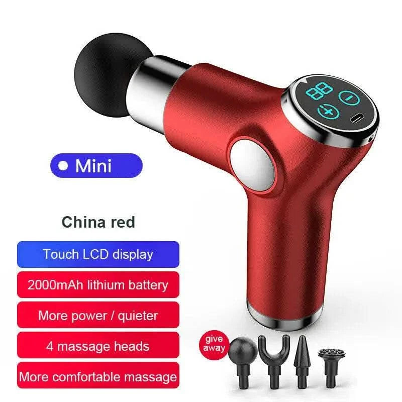 32/6 Speed Electric Massage Gun Slimming Body Neck Back Foot Leg Shoulder Massager Muscle Fascia Gun fitness Percussion Massager - M & M Global