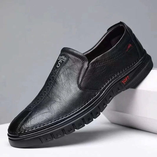 2024 New Hot Selling Men's Sports Shoes Casual Small Leather Shoes Bean Shoes Chef Shoes 39-44 Men's Shoes Dress Shoes Sneakers - M & M Global