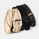 Wholesale New Children Boy Trousers Embroiedry Pockets Spliced Kids Boys Pants Casual Cotton Infant Babys Boys Bottoms 2-8Y Pant - M & M Global