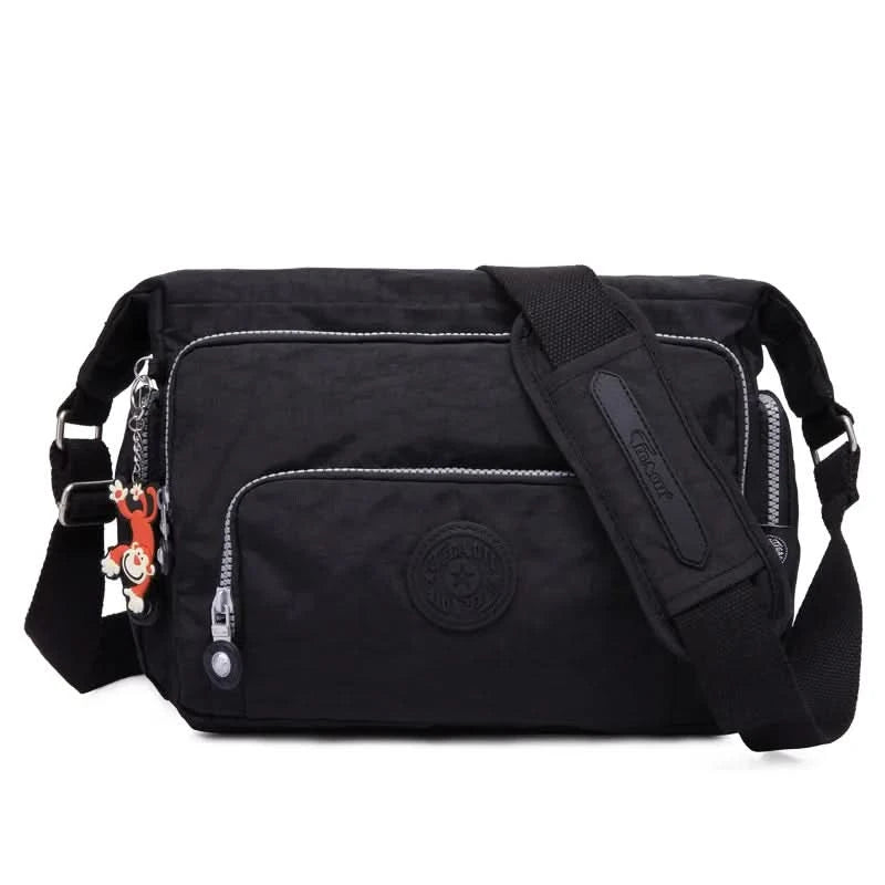 High Quality A4 Men Women Shoulder Messenger Bag Cross Body Large Capacity Purse Waterproof Lightweight Blue Purple Red M1304 - M & M Global