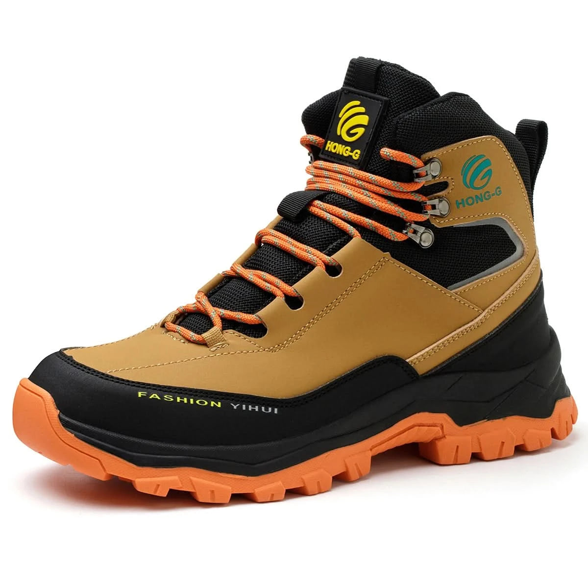 Mens Work Boots Steel Toe Safety Sneakers with Metatarsal Guard Slip-Resistant Puncture-Resistant Sole for Warehouse & Delivery