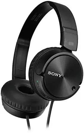 Sony ZX Series MDR-ZX110NC Basic Noise Cancelling On-the-Head Dynamic Headphones - Black - M & M Global