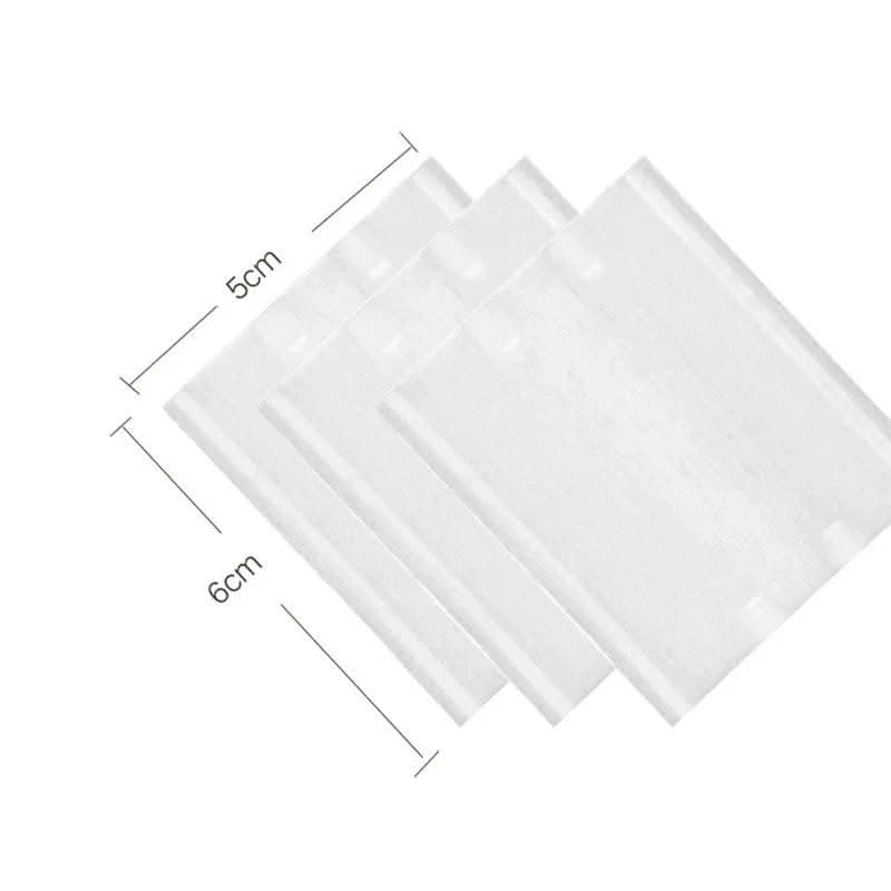 222pcs Double-sided White Rectangle Facial Cotton Pads for Make Up Comfortable Skin Cosmetic Makeup Tools - M & M Global
