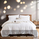 Tufted Comforter Set-7 Pieces in a Bag, Bedding Sets with Comforters,Flat Sheets, Fitted Sheet,2 Pillowcases & 2 PillowShams