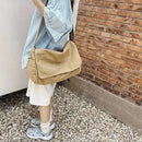 Women's Messenger Bag Vintage Handbag Canvas Teenager Shoulder Tote Bags Casual Handbag Crossbody Handbags - M & M Global