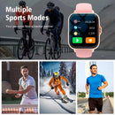 2026 New Bluetooth Call Smart Watch Information Push Men Women Health Monitoring Watch Pedometer IP68 Smartwatch For Android IOS