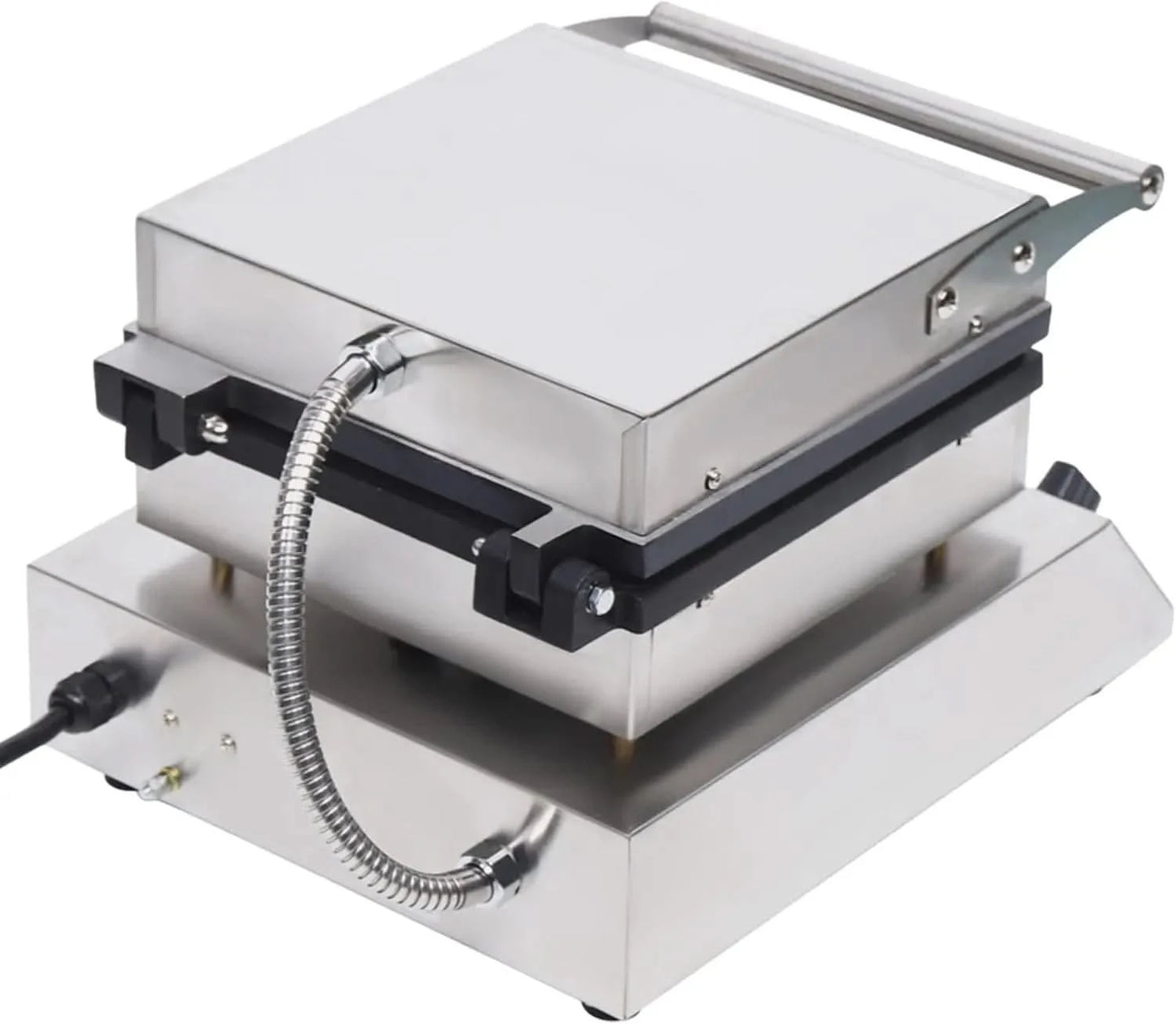 4 Grids Belgian Waffle Pancake Maker,Non-stick Pancake Baker Machin with Dual Heating Pans,110v Waffle Pancake Maker for Commerc - M & M Global