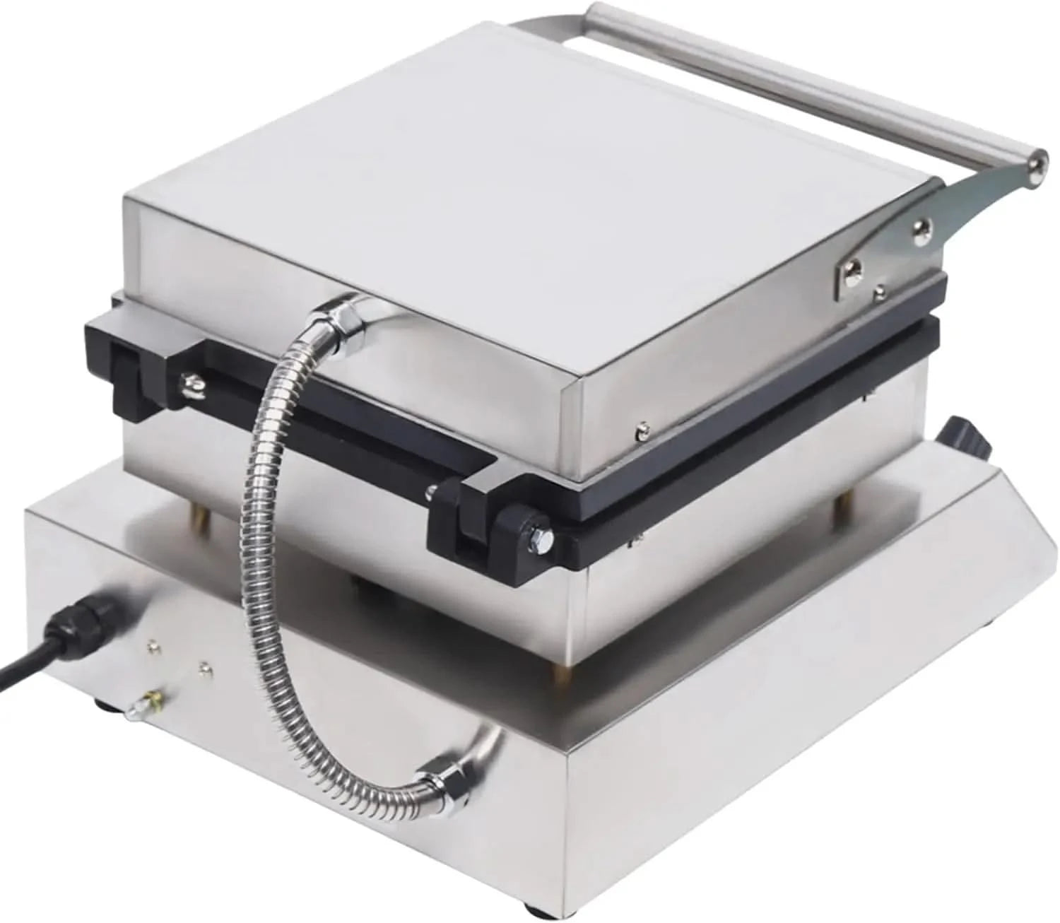 4 Grids Belgian Waffle Pancake Maker,Non-stick Pancake Baker Machin with Dual Heating Pans,110v Waffle Pancake Maker for Commerc - M & M Global