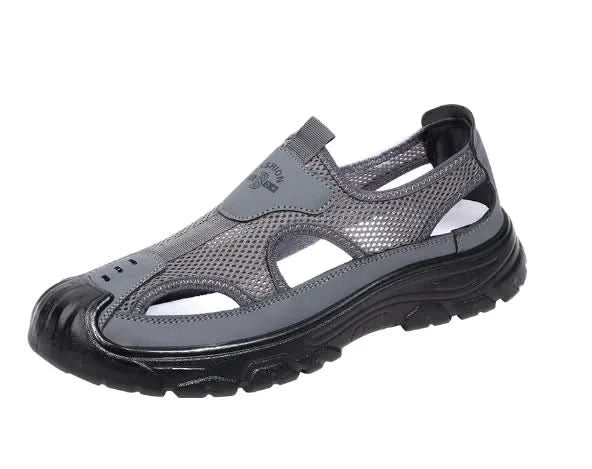 Summer New Men's Baotou Casual Net Surface Breathable Beach Shoes Lightweight Non-slip Sandals for Men sandal casual sneakers - M & M Global