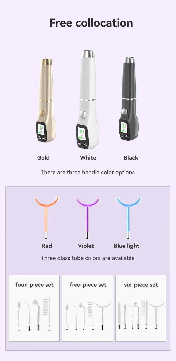 New Design Multifunction LCD Screen 4 in 1 Electric Facial Skin Care Wand Beauty Device - M & M Global
