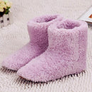 Electric Heater Shoes Men Women Winter Warm Snow Boots Foot Warmer Plush Heating Rechargeable Slippers Electric Heated Slippers