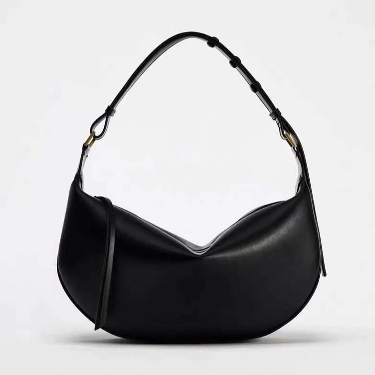 2025 new fashion senior texture single shoulder crossbody bag with a small design underarm dumpling bag - M & M Global