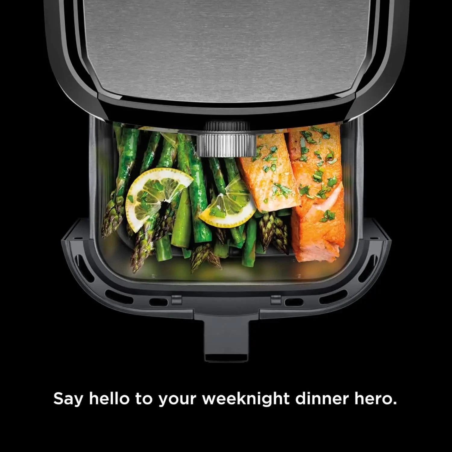 Air Fryer Healthy Cooking, 4.5 Qt,User Friendly and Dual Control Temperature, Nonstick Stainless Steel, Dishwasher Safe Basket, - M & M Global
