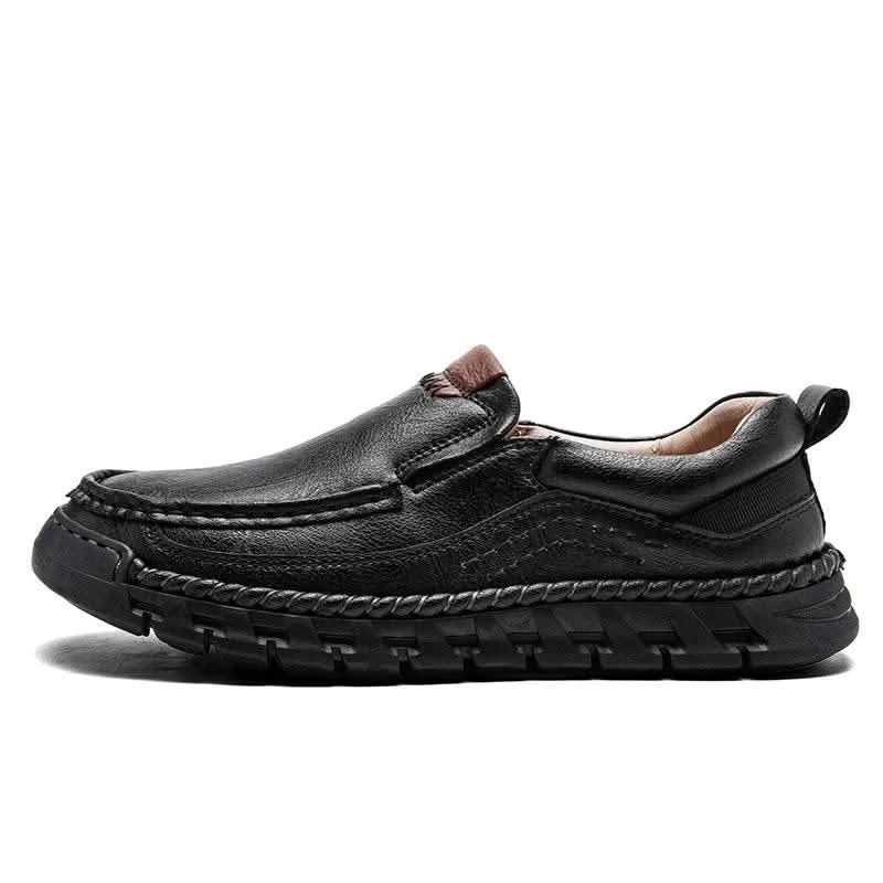 2024 Retro Loafer Genuine Split Leather Classic Shoes Sewing Comfortable Men Casual Slip-on Club Party Shoe Spring Summer - M & M Global