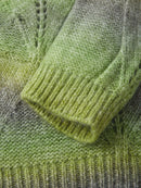 Women s Cable Knit Sweater Long Sleeve Turtleneck Ombre Color Block Chunky Pullover Cozy Winter Jumper for Cold Weather