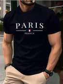 Summer Men's T-shirt 3D letter pattern Printing T-shirt Men's Personalized Hip Hop Street Clothing Tops Casual T-shirt for man - M & M Global