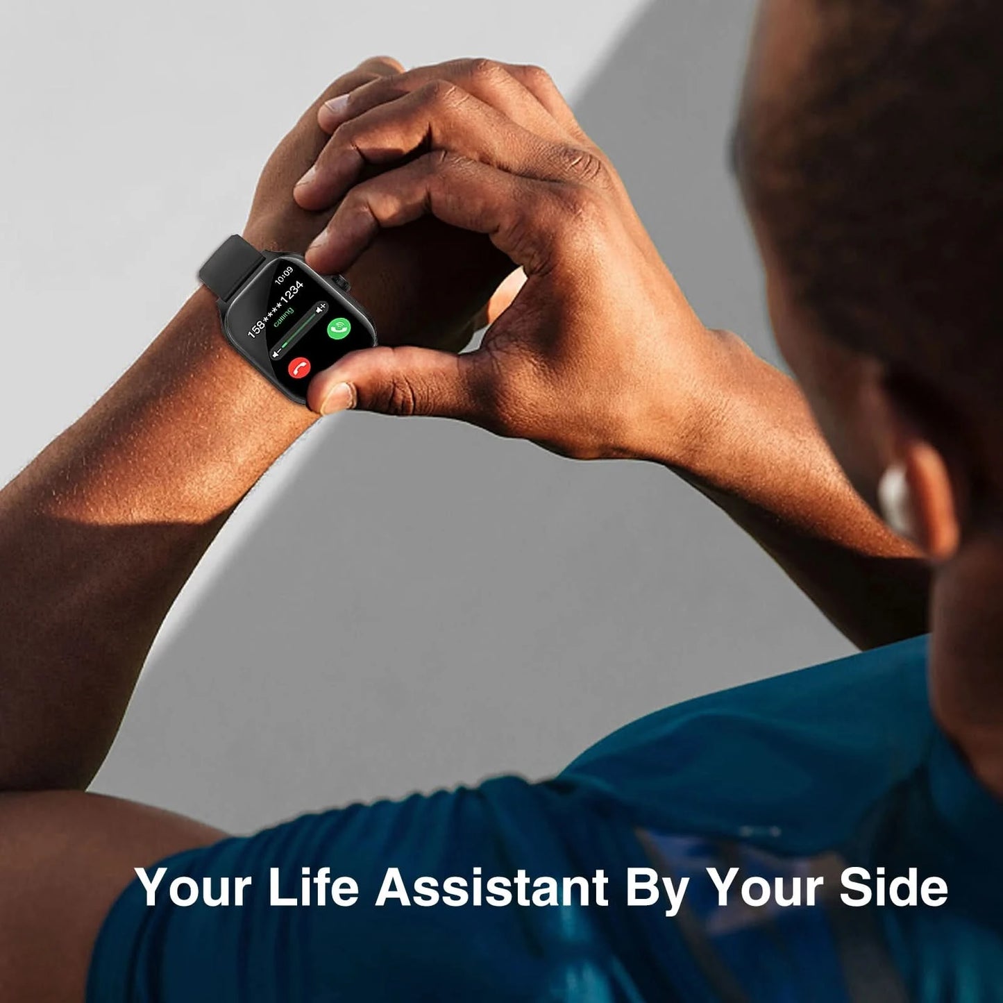 Multifunctional smart watch, wireless call/dial, message reminder, multiple sports modes, suitable for men and women, compatible