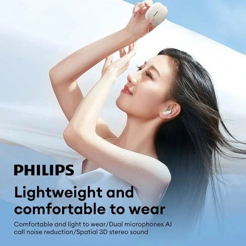 Choice Philips TAT2169 InEar Wireless Bluetooth 5.4 Earphones 3D Stereo Sound Waterproof Earbuds Game Sport Headset with Mic - M & M Global