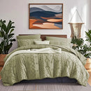 7-Pcs Bohemian tufted Comforter sets, soft comfort, Bedding Sets, room decor, all-seasons, ideal gift, Queen/King