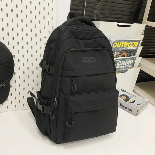 Schoolbag Unisex New Japanese Simple High School Student Junior High School Student Large-Capacity Backpack - M & M Global