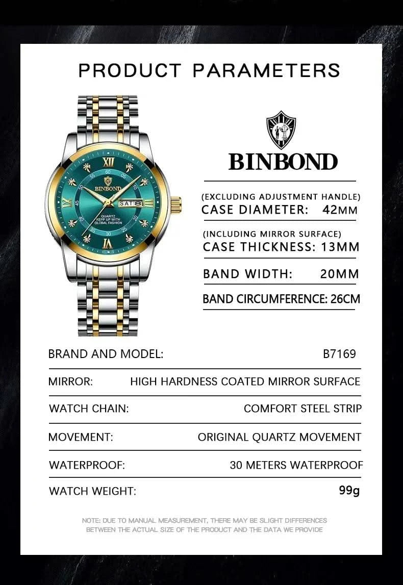 Casual Business Movement Fashion Quartz Wristwatches Gold Diamond Clock Men Luxury Watch Automatic Watches Mens Gifts Relojes - M & M Global