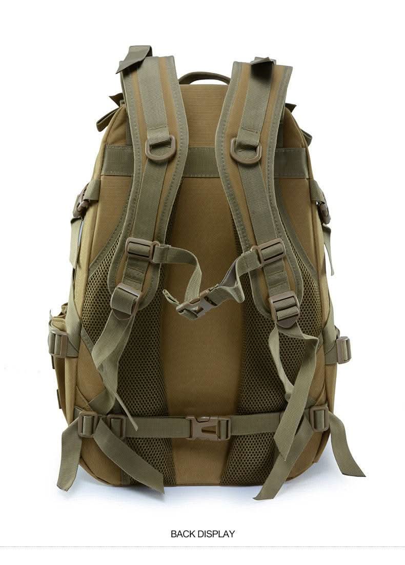 40L Tactical Backpack for Men Camping Hiking Backpacks Reflective Outdoor Travel Bags Survival Molle Climbing Rucksack Bag - M & M Global